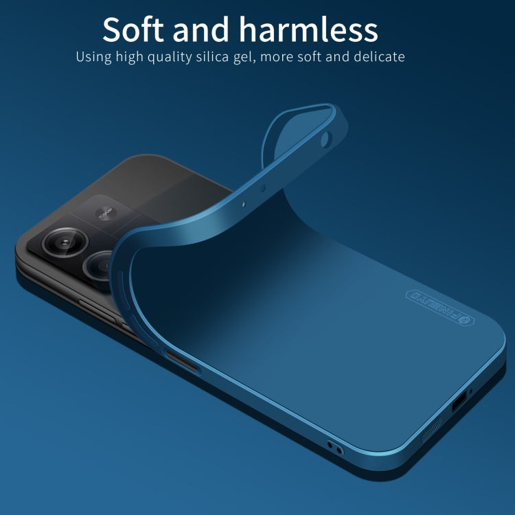For Xiaomi Redmi Note 13 5G PINWUYO Sense Series Liquid Silicone TPU Phone Case(Black)