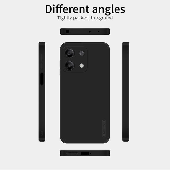 For Xiaomi Redmi Note 13 5G PINWUYO Sense Series Liquid Silicone TPU Phone Case(Black)