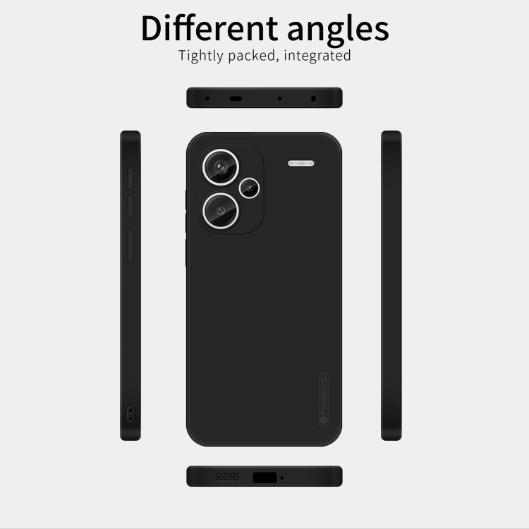For Xiaomi Redmi Note 13 Pro+ PINWUYO Sense Series Liquid Silicone TPU Phone Case(Black)