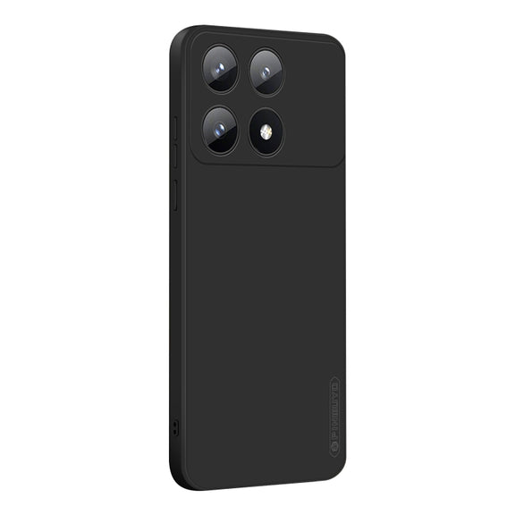 For Xiaomi Redmi K70E PINWUYO Sense Series Liquid Silicone TPU Phone Case(Black)