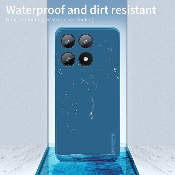 For Xiaomi Redmi K70E PINWUYO Sense Series Liquid Silicone TPU Phone Case(Black)