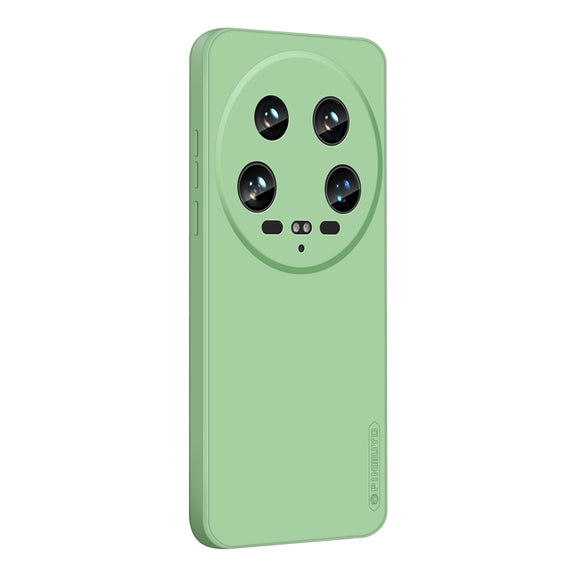 For Xiaomi 14 Ultra PINWUYO Sense Series Liquid Silicone TPU Phone Case(Green)