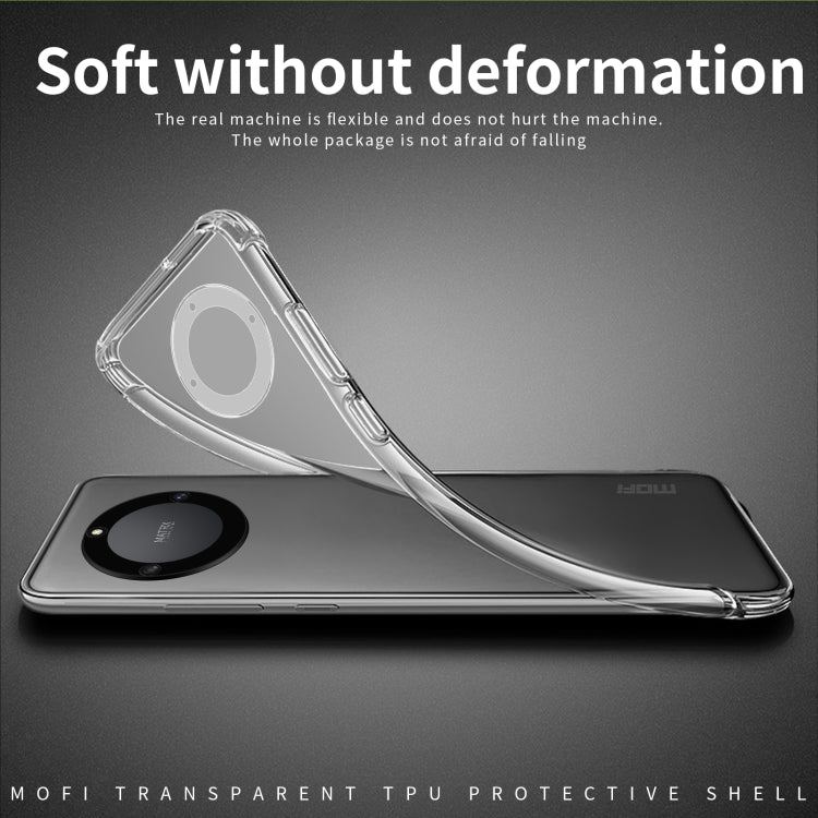 For Honor X50 5G MOFI Ming Series Ultra-thin TPU Phone Case(Transparent) - Honor Cases by MOFI | Online Shopping South Africa | PMC TechLife | Buy Now Pay Later Mobicred