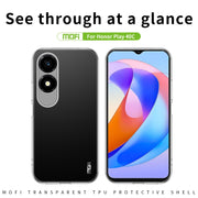 For Honor Play 40C / X5 Plus MOFI Ming Series Ultra-thin TPU Phone Case(Transparent)