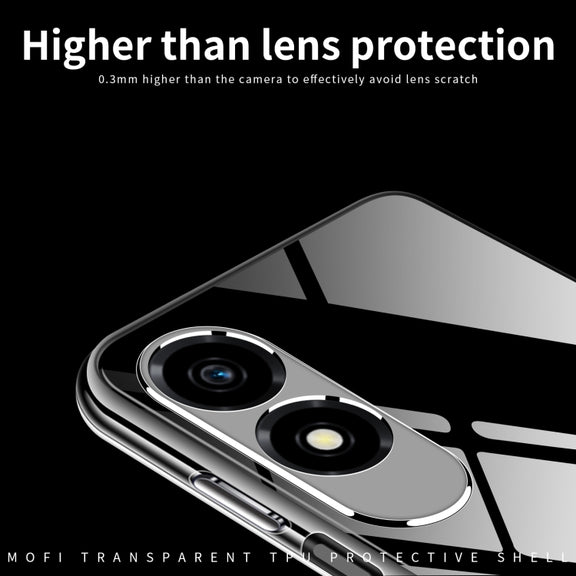 For Honor Play 40C / X5 Plus MOFI Ming Series Ultra-thin TPU Phone Case(Transparent)