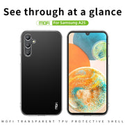 For Samsung Galaxy A25 MOFI Ming Series Ultra-thin TPU Phone Case(Transparent)