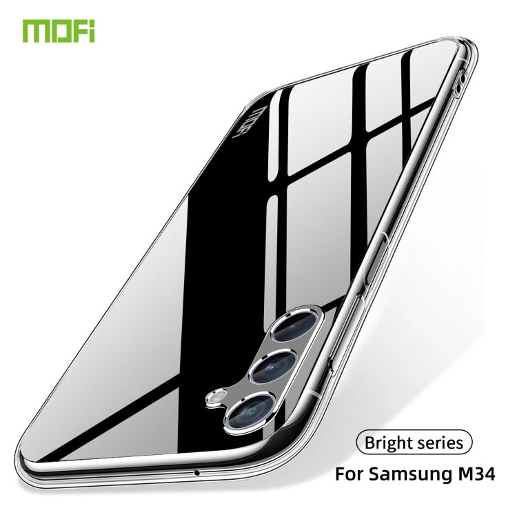 For Samsung Galaxy M34 5G MOFI Ming Series Ultra-thin TPU Phone Case(Transparent) - Galaxy Phone Cases by MOFI | Online Shopping South Africa | PMC TechLife