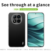 For Xiaomi Redmi Note 14 Pro 5G MOFI Ming Series Ultra-thin TPU Phone Case(Transparent)
