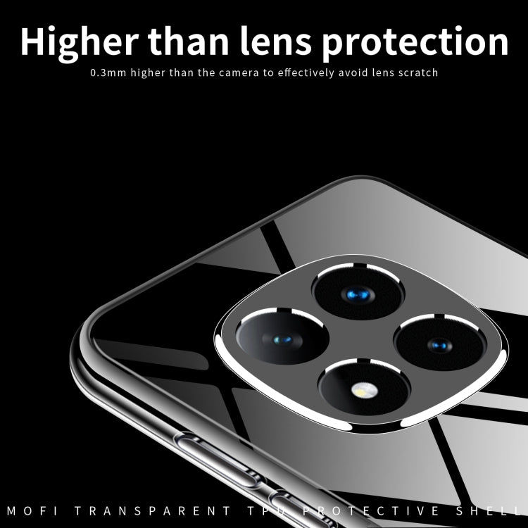 For Xiaomi Redmi Note 14 Pro 5G MOFI Ming Series Ultra-thin TPU Phone Case(Transparent)