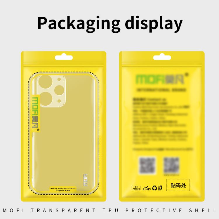 For Xiaomi Redmi Note 13 Pro 4G MOFI Ming Series Ultra-thin TPU Phone Case(Transparent)