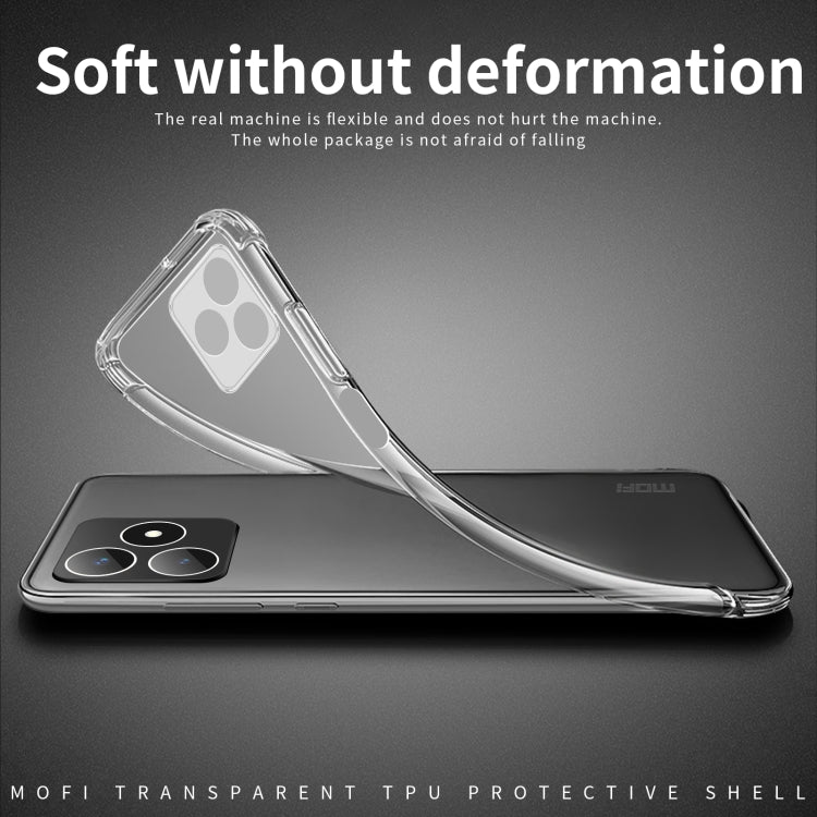 For Realme C53 / Narzo N53 MOFI Ming Series Ultra-thin TPU Phone Case(Transparent) - free shipping - PMC TechLife - Order now!