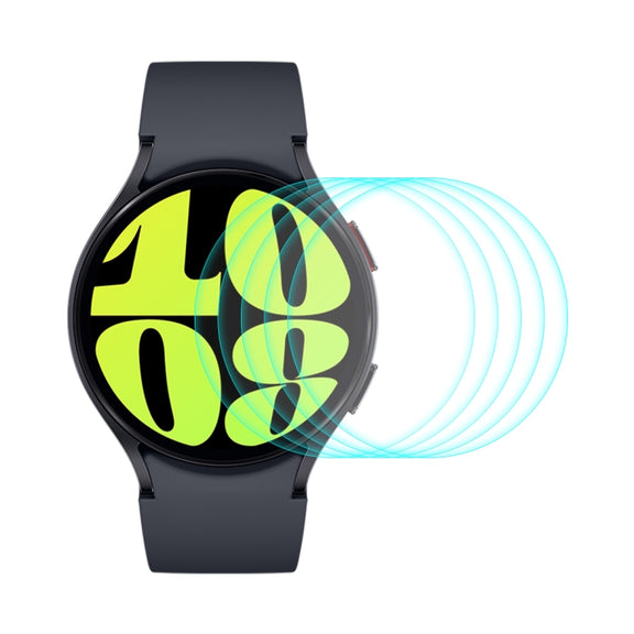 For Samsung Galaxy Watch6 / Watch7 44mm 5pcs ENKAY 0.2mm 9H Tempered Glass Screen Protector Watch Film