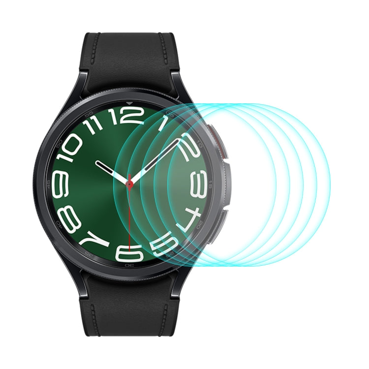 For Samsung Galaxy Watch6 Classic / Ultra 47mm 5pcs ENKAY 0.2mm 9H Tempered Glass Screen Protector Watch Film - Screen Protector by ENKAY | Online Shopping South Africa | PMC TechLife | Buy Now Pay Later Mobicred
