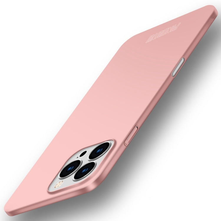 For iPhone 16 Pro Max PINWUYO Micro-Frosted PC Ultra-thin Hard Phone Case with Magsafe Magnetic Ring(Rose Gold) - iPhone 16 Pro Max Cases by PINWUYO | Online Shopping South Africa | PMC TechLife | Buy Now Pay Later Mobicred