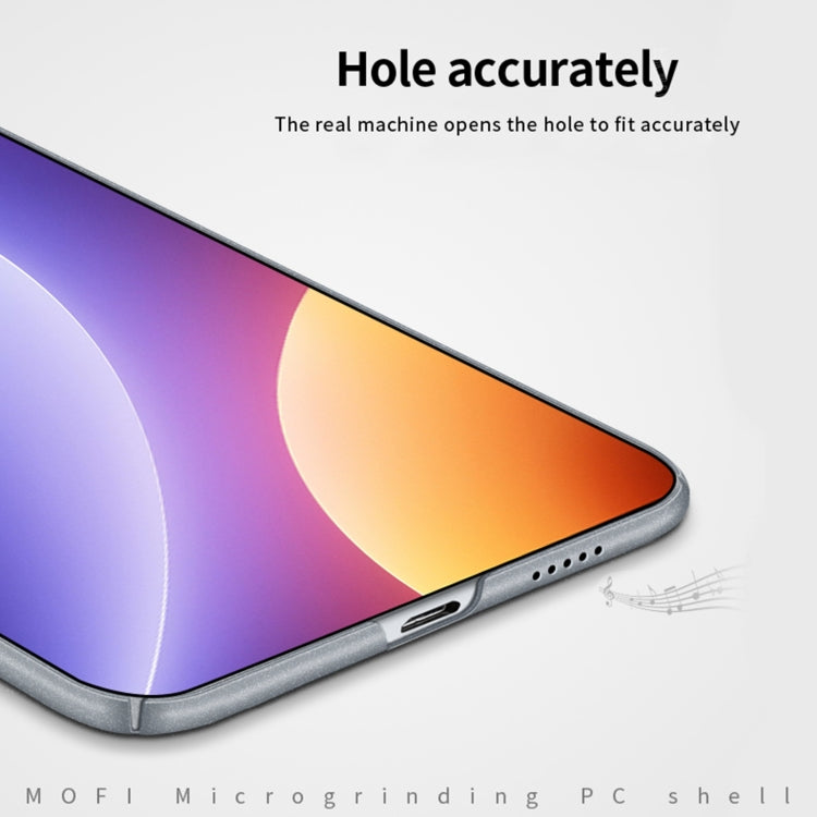 For Xiaomi Redmi Note 12 Turbo /Poco F5 5G MOFI Fandun Series Frosted PC Ultra-thin All-inclusive Phone Case(Blue) - Xiaomi Cases by MOFI | Online Shopping South Africa | PMC TechLife