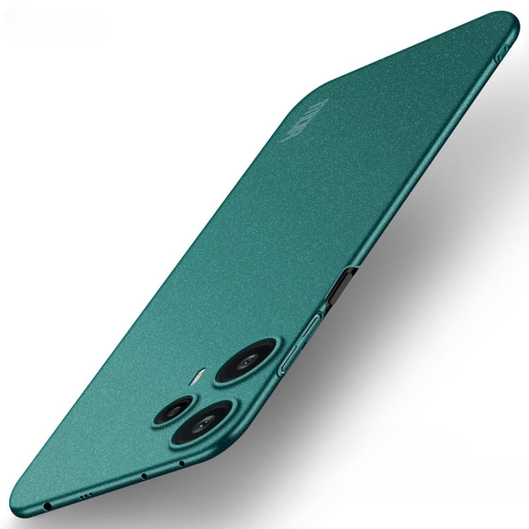 For Xiaomi Redmi Note 12 Turbo /Poco F5 5G MOFI Fandun Series Frosted PC Ultra-thin All-inclusive Phone Case(Green) - Xiaomi Cases by MOFI | Online Shopping South Africa | PMC TechLife