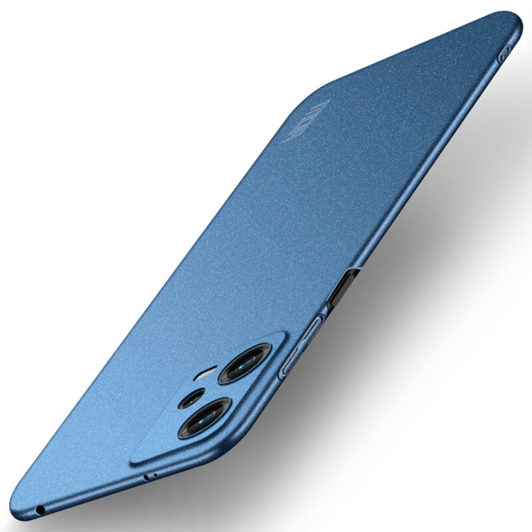 For Xiaomi Redmi Note 12 Global /Poco X5 5G MOFI Fandun Series Frosted PC Ultra-thin All-inclusive Phone Case(Blue) - Xiaomi Cases by MOFI | Online Shopping South Africa | PMC TechLife