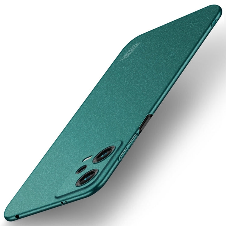 For Xiaomi Redmi Note 12 Global /Poco X5 5G MOFI Fandun Series Frosted PC Ultra-thin All-inclusive Phone Case(Green) - Xiaomi Cases by MOFI | Online Shopping South Africa | PMC TechLife