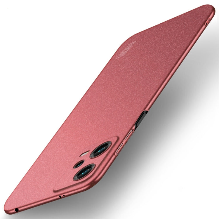 For Xiaomi Redmi Note 12 Global /Poco X5 5G MOFI Fandun Series Frosted PC Ultra-thin All-inclusive Phone Case(Red) - Xiaomi Cases by MOFI | Online Shopping South Africa | PMC TechLife