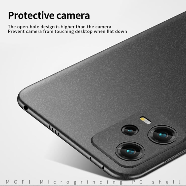 For Xiaomi Redmi Note 12 Pro+ Global MOFI Fandun Series Frosted PC Ultra-thin All-inclusive Phone Case(Gray) - Xiaomi Cases by MOFI | Online Shopping South Africa | PMC TechLife