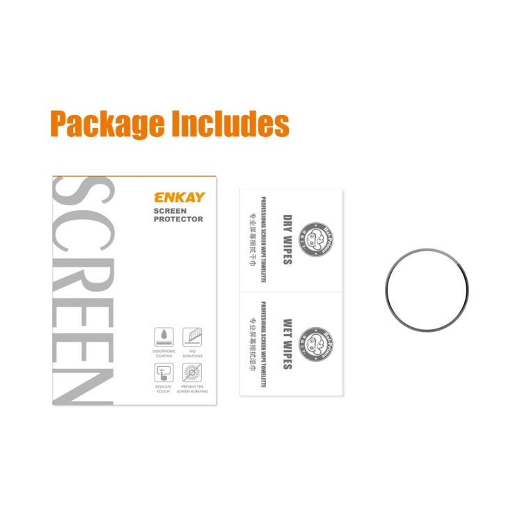 For Samsung Galaxy Watch6 / Watch7 40mm ENKAY 3D Full Coverage Soft PC Edge PMMA HD Screen Film