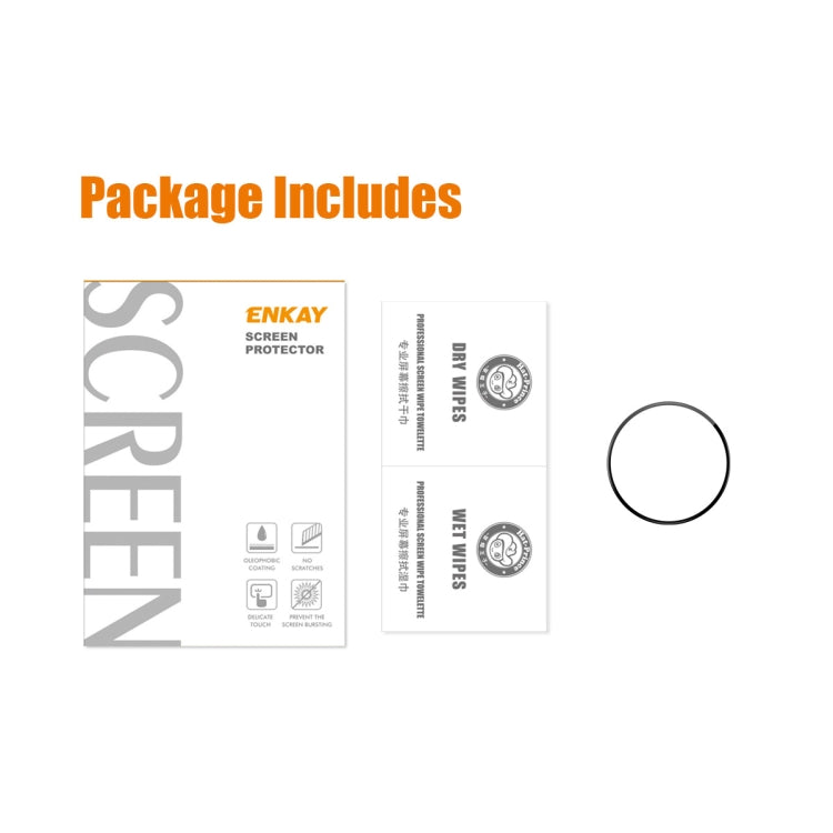 For Samsung Galaxy Watch6 Classic 43mm ENKAY 3D Full Coverage Soft PC Edge PMMA HD Screen Film - free shipping - PMC TechLife - Order now!