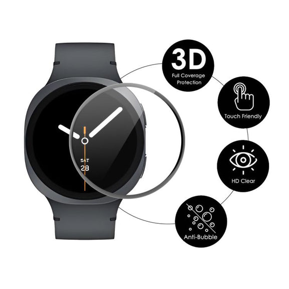 For Samsung Galaxy Watch8 44mm ENKAY 3D Full Coverage Soft PC Edge PMMA HD Screen Film