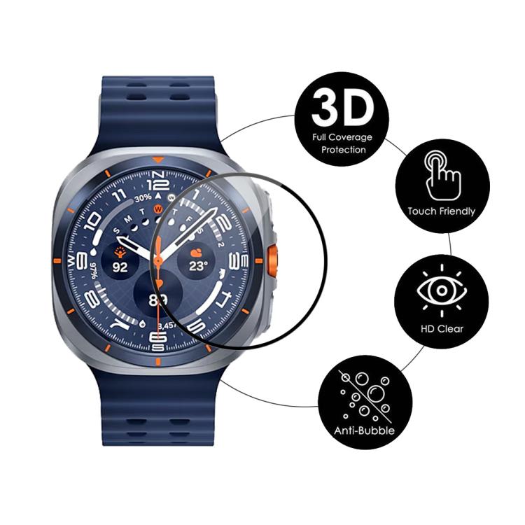 For Samsung Galaxy Watch Ultra 47mm / Ultra 2025 ENKAY 3D Full Coverage Soft PC Edge PMMA HD Screen Film