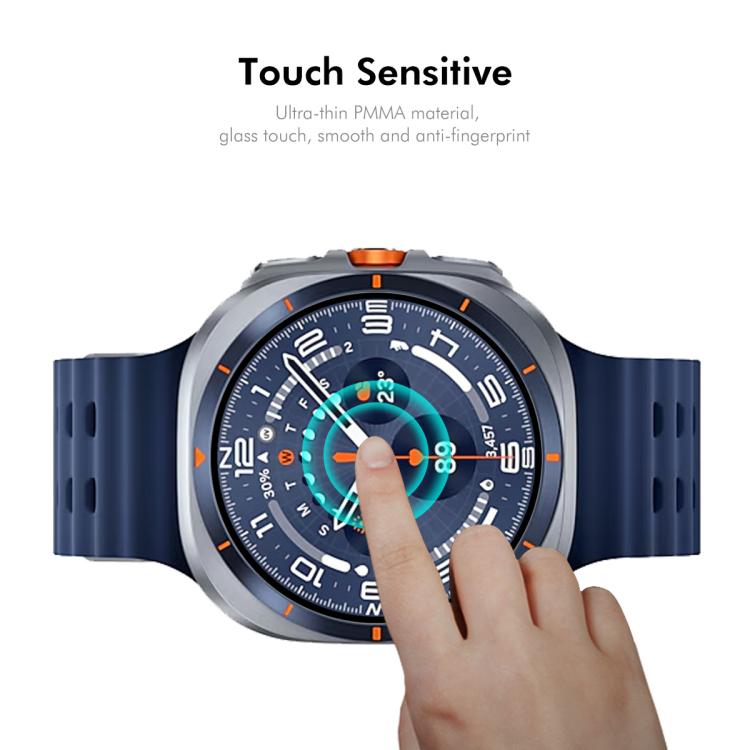 For Samsung Galaxy Watch Ultra 47mm / Ultra 2025 ENKAY 3D Full Coverage Soft PC Edge PMMA HD Screen Film - free shipping - PMC TechLife - Order now!
