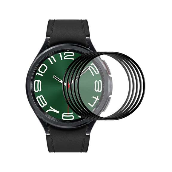 For Samsung Galaxy Watch6 Classic / Ultra 47mm 5pcs ENKAY 3D Full Coverage Soft PC Edge PMMA HD Screen Film
