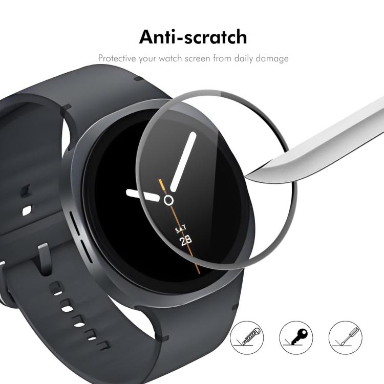 For Samsung Galaxy Watch8 40mm 5pcs ENKAY 3D Full Coverage Soft PC Edge PMMA HD Screen Film