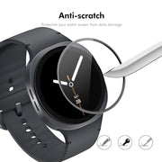 For Samsung Galaxy Watch8 44mm 5pcs ENKAY 3D Full Coverage Soft PC Edge PMMA HD Screen Film
