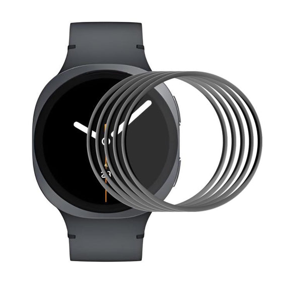 For Samsung Galaxy Watch8 44mm 5pcs ENKAY 3D Full Coverage Soft PC Edge PMMA HD Screen Film