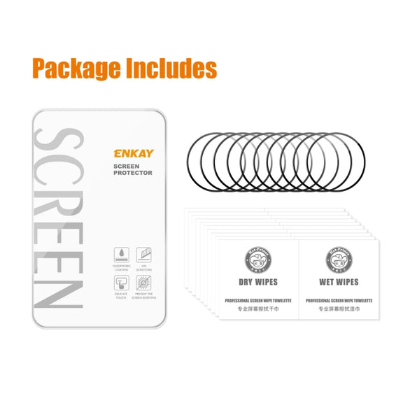 For Samsung Galaxy Watch6 Classic / Ultra 47mm 10pcs ENKAY 3D Full Coverage Soft PC Edge PMMA HD Screen Film