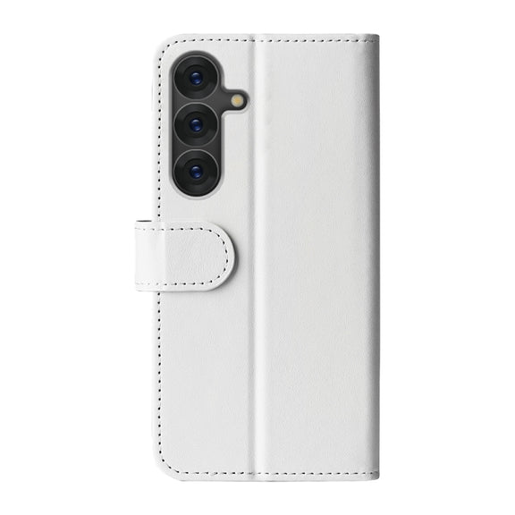 For Samsung Galaxy S25 5G R64 Texture Horizontal Flip Leather Phone Case(White)