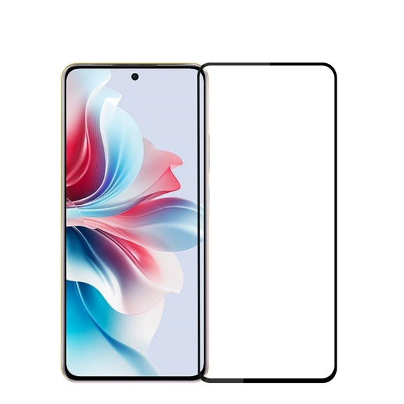 For OPPO Reno11 F PINWUYO 9H 2.5D Full Screen Tempered Glass Film(Black)
