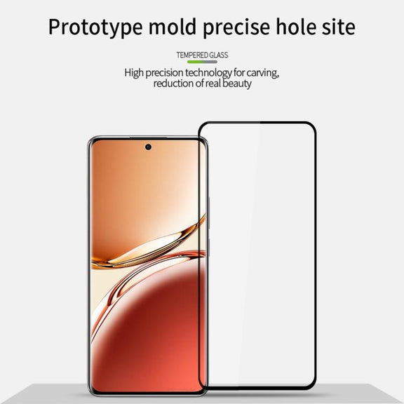 For OPPO Reno12 F / A3 PINWUYO 9H 2.5D Full Screen Tempered Glass Film(Black)