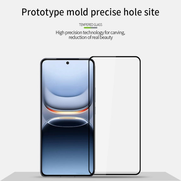 For OPPO Find X8 PINWUYO 9H 2.5D Full Screen Tempered Glass Film(Black)