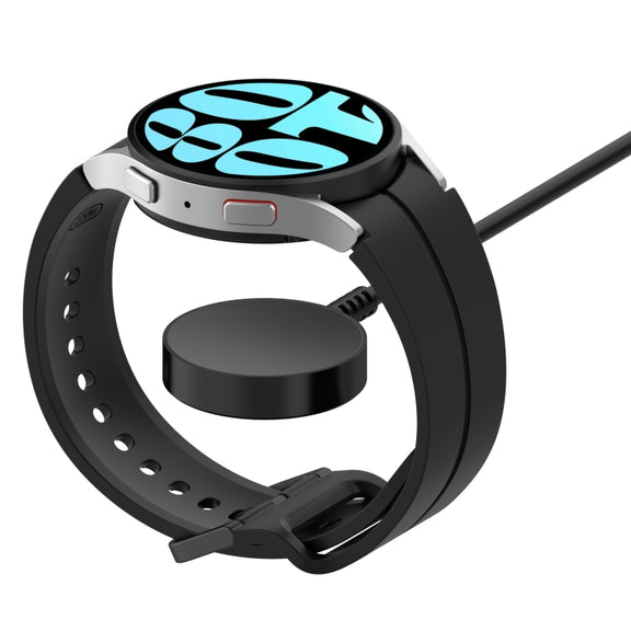 For Samsung Galaxy Watch 4 Classic USB Interface Magnetic Watch Charger(Black)