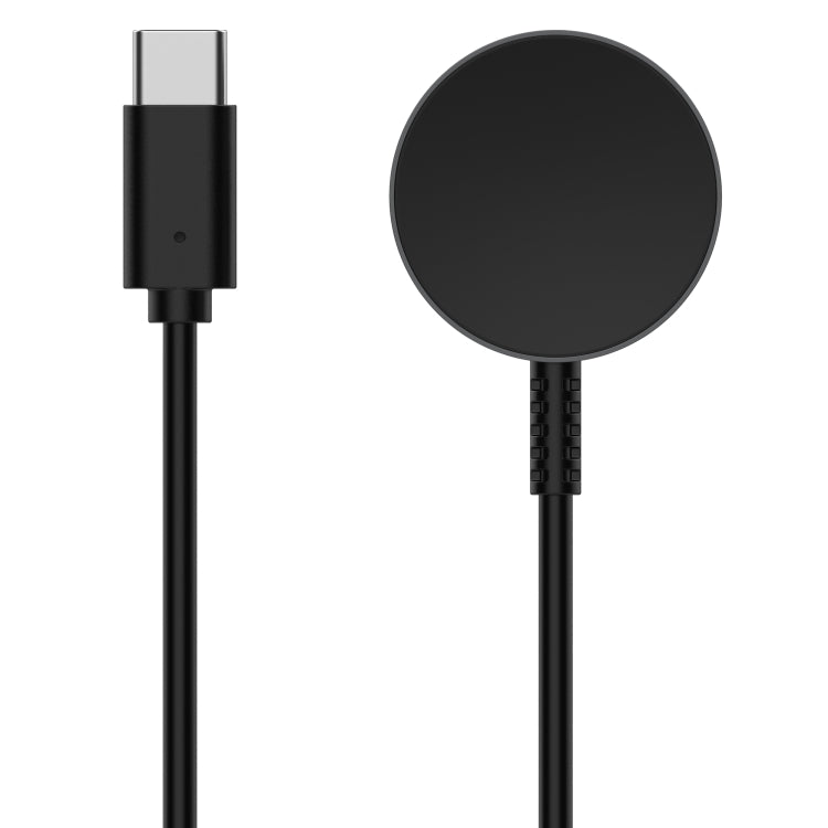 For Samsung Galaxy Watch Ultra 47mm Type-C Port Magnetic Metal Watch Charger(Black)