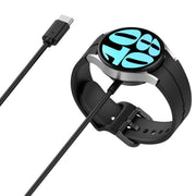 For Samsung Galaxy Watch Ultra 47mm Type-C Port Magnetic Metal Watch Charger(Black)