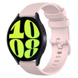 For Samsung Galaxy Watch 6 40mm 20mm Checkered Silicone Watch Band(Pink) - Watch Bands by PMC TechLife | Online Shopping South Africa | PMC TechLife | Buy Now Pay Later Mobicred