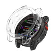 For Garmin Fenix 7 Pro Half-Package TPU Watch Protective Case(Transparent) - Watch Cases by PMC TechLife | Online Shopping South Africa | PMC TechLife | Buy Now Pay Later Mobicred