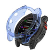 For Garmin Epix Pro 51mm Half-Package TPU Watch Protective Case(Transparent Blue) - Watch Cases by PMC TechLife | Online Shopping South Africa | PMC TechLife | Buy Now Pay Later Mobicred