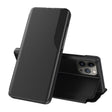 For iPhone 16 Pro Max Side Display Flip Leather Phone Case(Black) - More iPhone Cases by PMC TechLife | Online Shopping South Africa | PMC TechLife | Buy Now Pay Later Mobicred