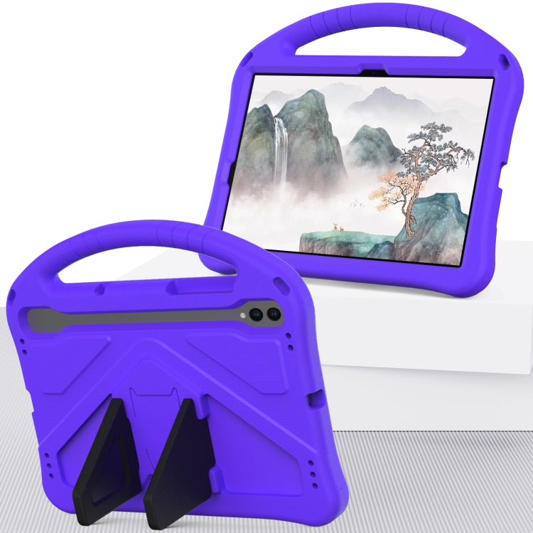 For Samsung Galaxy Tab S9 EVA Shockproof Tablet Case with Holder(Purple) - free shipping - PMC Jewellery - Order now!