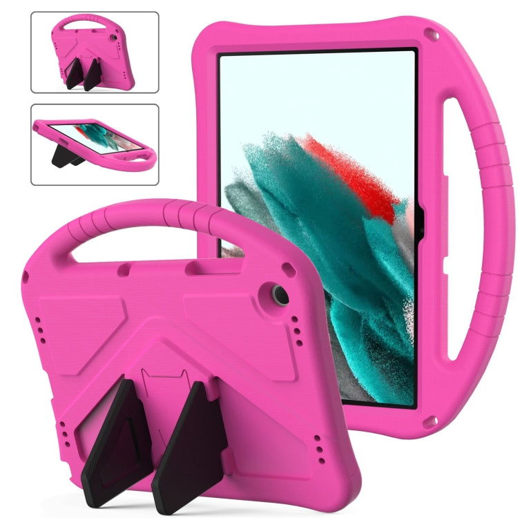For Samsung Galaxy Tab A9+ EVA Shockproof Tablet Case with Holder(Rose Red) - Galaxy Tab A9+ by PMC TechLife | Online Shopping South Africa | PMC TechLife