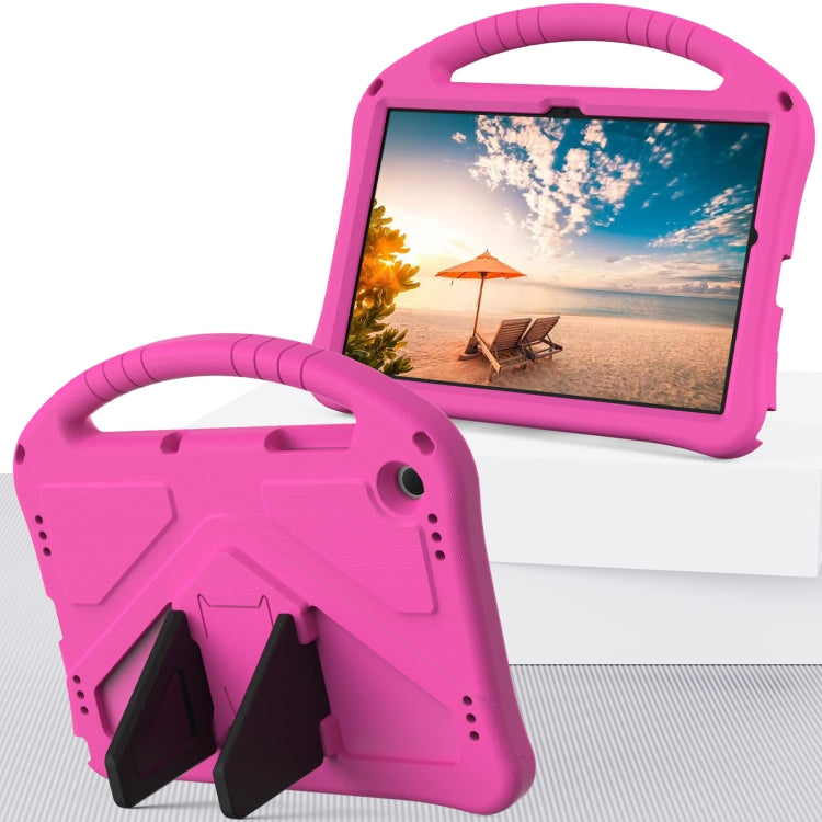 For Samsung Galaxy Tab A9+ EVA Shockproof Tablet Case with Holder(Rose Red) - Galaxy Tab A9+ by PMC TechLife | Online Shopping South Africa | PMC TechLife