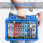 For Samsung Galaxy Tab S10 Ultra 14.6 EVA Shockproof Tablet Case with Holder(Blue)