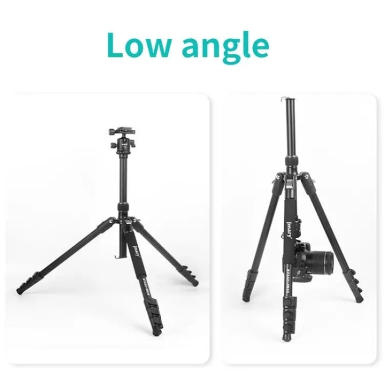 JMARY KT325+NB30 1.6m Portable Aluminum Alloy Action Camera Rotating Tripod Holder - free shipping - PMC TechLife - Order now!